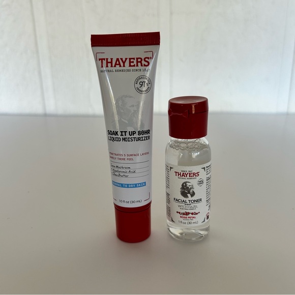 THAYERS MOISTURIZER AND TONER NWT TRAVEL SIZE - Picture 1 of 8